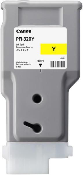 Tintes printera kasetne Canon PFI-320Y, dzeltena krās., 300 ml