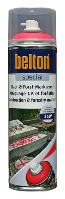 Aerozoliniai dažai Belton Special, paprastieji, raudona sp., 0.5 l