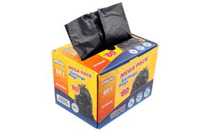 Šiukšlių maišai Plasta 8301800J, 60 l, 80 vnt.