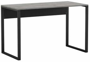 Rašomasis stalas Kalune Design Inna 855DTE3869, 60 cm x 100 cm, 75 cm, juoda sp./retro grey sp.