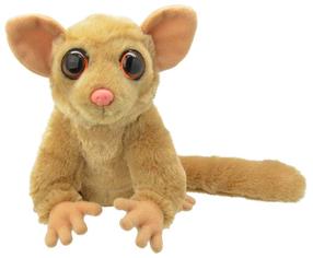 Pliušinis žaislas ilgakulnis (tarsius) Wild Planet, ruda sp., 12 cm