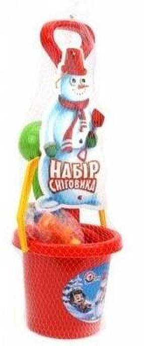 Уличная игрушка, набор снеговика Technok, 21.5 см x 19 см, многоцветный