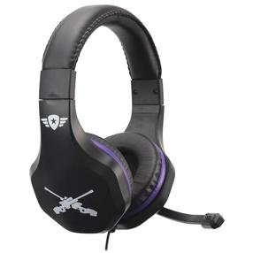 Juhtmega mänguri peakomplekt Subsonic Battle Royal SA5513, must v./violetne v.