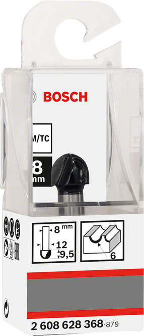 Freza Bosch 2608628368, apvalinimo