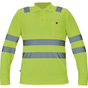 Darbiniai marškinėliai vyrams Cerva Lugo HV, geltona sp., XXXXL dydis