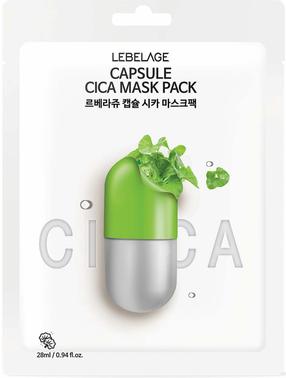 Veido kaukė Lebelage Capsule Cica, 28 ml