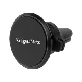 Auto telefona turētājs Kruger&Matz KM1363, 35 mm x 40 mm, 0.036 kg, melna krās.