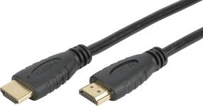 Vads Techly HDMI, HDMI, 0.5 m, melna krās.