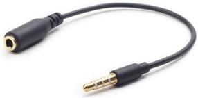 Adapteris Gembird Jack 3.5mm - Jack 3.5mm CCA-419 Jack 3.5, Jack 3.5, 0.17 m, juoda sp.