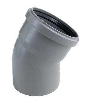 Alkūnė vidaus kanalizacijai Magnaplast HTplus, 75 mm, 15 °