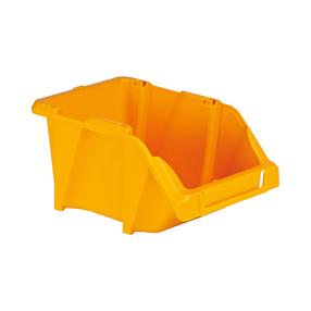 Įrankių dėžė Forte Tools R-15, 19.5 cm x 9 cm x 12.5 cm, geltona sp.