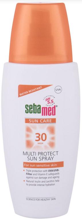 Päevituse hooldussprei keha jaoks Sebamed Sun Care Multi Protect SPF30, 150 ml