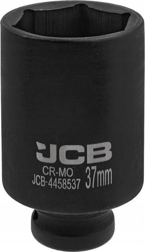 Dziļa sešstūra trieciena muciņa JCB 4458537, 37 mm, 1/2"