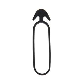 Augalų tvirtinimo žiedai Bradas Anchor Rubber Tie Vmq, 5 cm x 0.4 cm, 5 cm, guma, juoda sp.