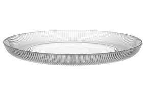 Servēšanas šķīvis Maku 652353, 30 cm x 2.5 cm, 30 cm, Caurspīdīga krās.