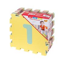 Kilimėlis kūdikiams - dėlionė Smily Play Numbers, 30 cm x 30 cm, 16 vnt, įvairių spalvų