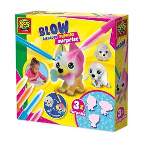 Набор для творчества SES Creative Airbrush Puppies