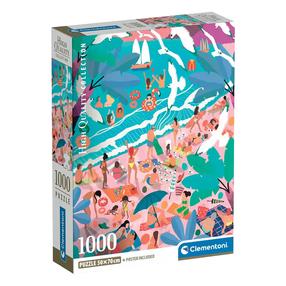 Pusle Clementoni Sunday At The Beach 39938, 70 cm x 50 cm, 1000 tk, mitmevärviline
