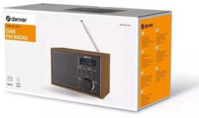 Raadiovastuvõtja Denver DAB-46, must v./puidu v.