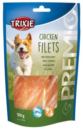 Skanėstas šunims Trixie Premio Filets, vištiena, 0.1 kg