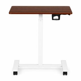 Компьютерный стол регулируемая высота ModernHome JNI-PN01-5-16, 70 см x 48 см, 71.5 - 112 см, коричневый цв./белый цв.