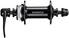 Priekšējā rumba Shimano Tourney HB-TX505 AHBTX505B5, tērauds, melna krās.