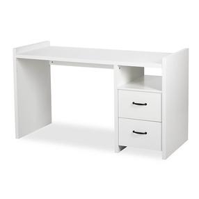 Rašomasis stalas su stalčiais LittleSky Amelia, 145 cm x 60 cm, 83 cm, balta sp.