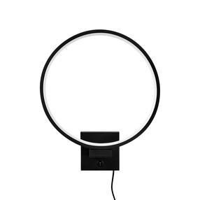 Šviestuvas sieninis Opviq Halka 13309, LED, 3000 °K, 1 x 12 W, nėra gaubto / juoda sp.