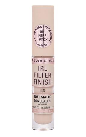 Peitekreem Makeup Revolution London IRL Filter Finish Soft Matte Concealer, c3 v., 6 g