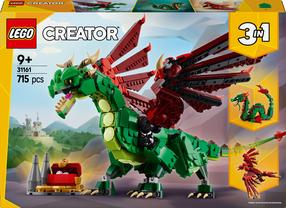 Konstruktors LEGO® Creator 3in1 Viduslaiku pūķis 31161