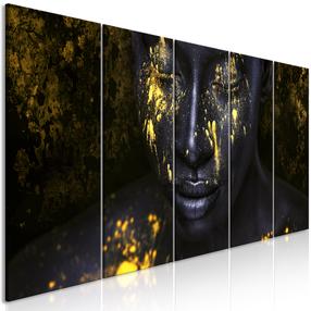 Reproduktsioon Artgeist Bathed in Gold MDF02, 225 cm x 90 cm