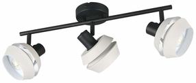 Lampa griesti Reality Isla R86363076, E14, 3 x 10 W, balta krās. / melna krās.