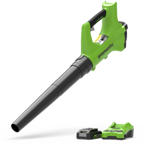 Bezvadu lapu pūtējs Greenworks G24ABK2