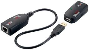 Адаптер Logilink USB / USB USB 2.0 A male, USB 2.0 A female, черный цв.