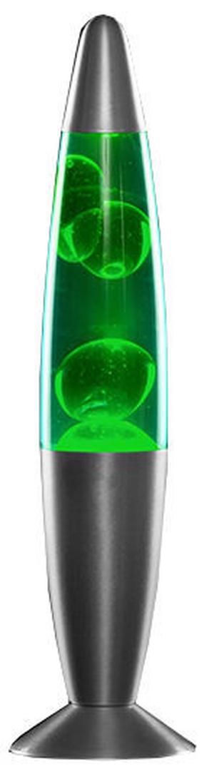 Lavas galda lampa InnovaGoods Magma, 25W, caurspīdīga krās./sudraba krās.