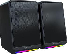 Kompiuterinė kolonėlė Mozos MINI-S4-RGB, juoda sp., 6 W