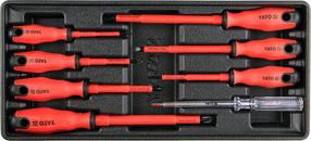 Atsuktuvų rinkinys Yato YT-55455, izoliuotas, 19 cm, 8 vnt.