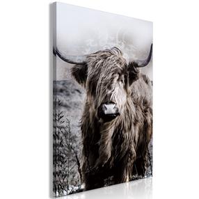 Reprodukcija Artgeist Highland Cow in Sepia DKNW1306XLPWD, 60 cm x 90 cm