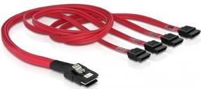 Juhe Delock Mini SAS SFF-8087, SATA, 0.5 m