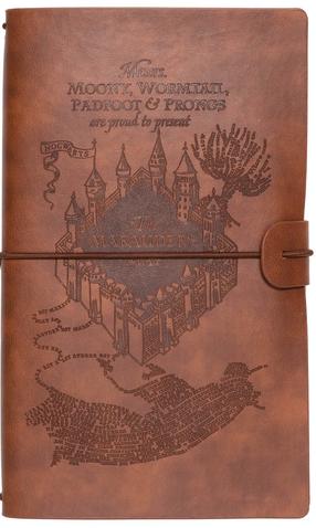 Užrašų knygelė Harry Potter Travel, ruda sp.
