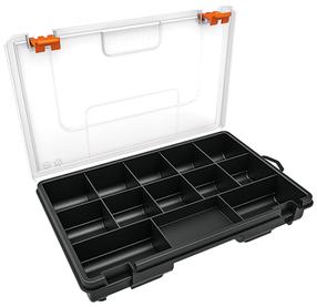 Органайзеры для инструментов Truper ORG-13, 25 см x 17 см x 4.1 см, белый цв./черный цв.