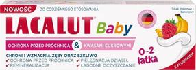Hambapasta Lacalut Baby, banaani maitse/vaarika maitse, 55 ml