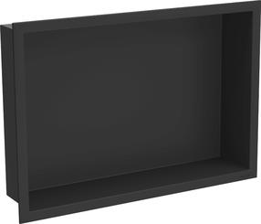 Įleidžiama sieninė lentyna Mexen X-Wall-R, 10 cm x 30 cm x 45 cm, juoda sp.