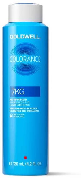 Kраска для волос Goldwell Colorance, mid copper gold цв., #7KG, 120 мл