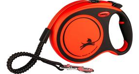 Автоматический поводок Flexi Xtreme 522763, черный цв./oранжевый цв., L 8м