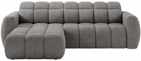 Kampinė sofa Fanito, pilka sp., kairinė, 200 x 288 cm x 105 cm