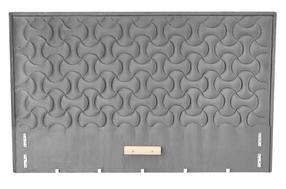 Gultas galvgalis Modulo 2, 175 cm x 8 cm, 120 cm, pelēka krās.