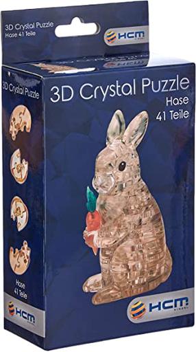 3D puzle HCM Kinzel Bunny 59178, 17.5 cm x 5 cm, 41 gab., dzeltena krās.