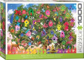 Pusle Eurographics Bird House Hotel 6000-6011, 67.6 cm x 48.9 cm, 1000 tk, mitmevärviline
