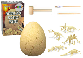 Archeologo rinkinys, dinozauras Lean Toys Jumbo Dino Egg, ruda sp.
